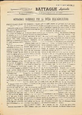 "Battaglie agricole" - [1953]