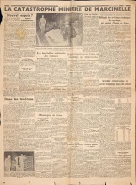 "La Libre belgique" - 13 ago. 1956