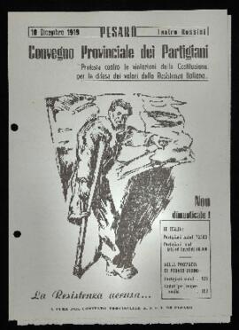 Convegno provinciale dei partigiani - 1949