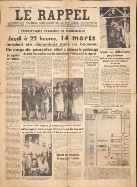 "Le Rappel" - 10 ago. 1956