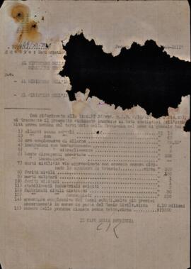 Trasmissione dati statistici - 1944