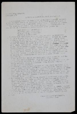 "Ufficio organizzazioni circolare n. 1" - 1945