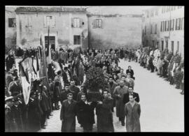 Corteo funerale Ottavio Ricci - [1952]