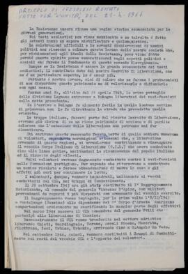 "Articolo di Pezzolesi Renato fatto per l'Unità del 21-4-1966"
