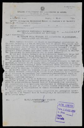"Partigiano Saltarelli Medore" - 1950