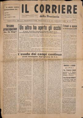 "Il Corriere della provincia" - 1956