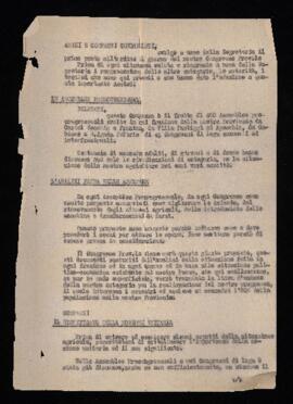 "Amici e compagni congressisti" - [1952]
