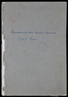 "Inquadramento della Divisione Garibaldi Gap Pesaro" - [1945]
