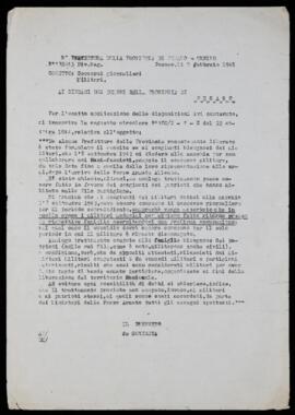 "Soccorsi giornalieri militari" - 1945