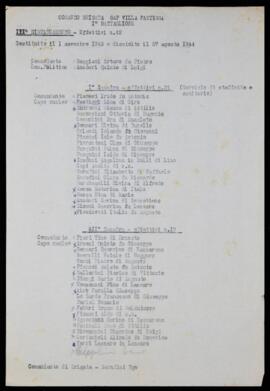"Comando Brigata Gap Villa Fastiggi I Battaglione III Distaccamento" - [1947]