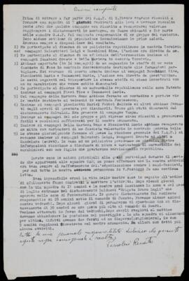 "Azioni compiute" - [1945]