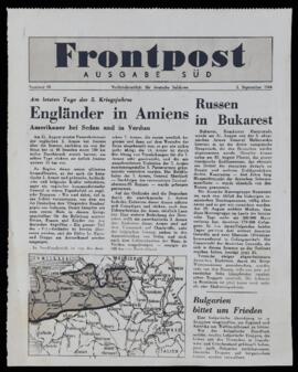 "Frontpost. Ausgabe sud" - 1944
