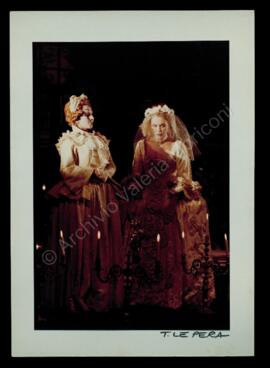 Il cavaliere della rosa. Valeria Moriconi e Liù Bosisio