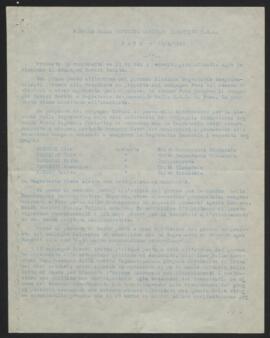 "Verbale della riunione Comitato direttivo Cdl Fano" - 1965