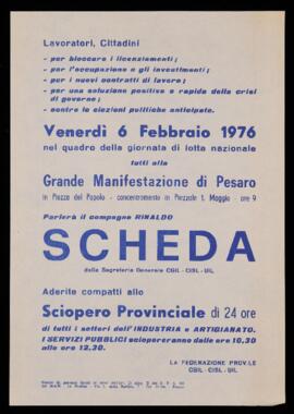 "Sciopero provinciale" - 1976