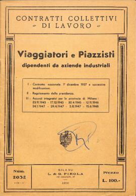 Viaggiatori e piazzisti dipendenti da aziende industriali