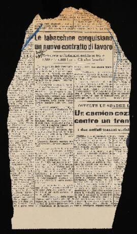 "Le tabacchine conquistano un nuovo contratto di lavoro" - 1952