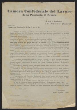 Congresso nazionale della CGIL - 1947