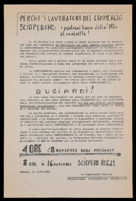 "Perché i lavoratori del commercio scioperano" - 1979