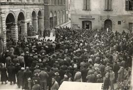 Comizio di Giuseppe Angelini