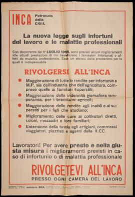 "La nuova legge sugli infortuni del lavoro" - 1965