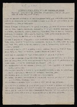 "Comunicato stampa sulle lotte dei mezzadri di Pesaro" - 1960