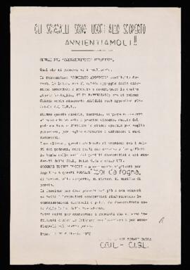 "Gli sciacalli sono usciti allo scoperto annientiamoli!!" - 1972