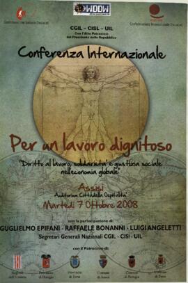 “Conferenza internazionale per un lavoro dignitoso” - 2009