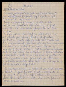 "Conferenza comunale" - 1980