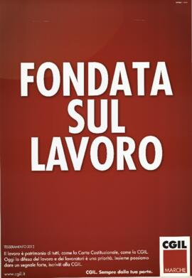 "Fondata sul lavoro" - 2013