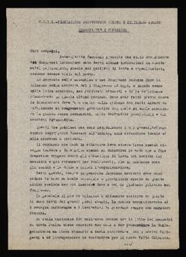 "Traccia per i Congressi" - 1955