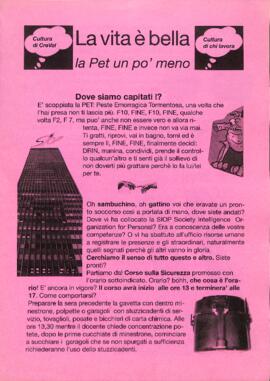 "La vita è bella la Pet un po' meno"