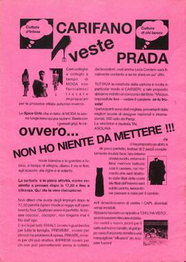 "Carifano veste Prada"