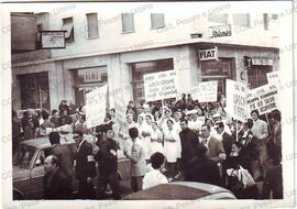 Corteo in Piazzale Lazzarini - 1969