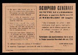 "Sciopero generale di tutte le categorie" - [1967]