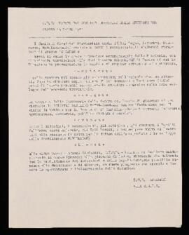 "Odg votato dai Comitati direttivi" - 1971