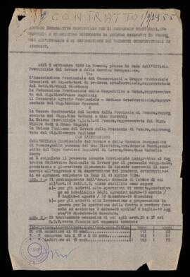 Accordo personale stagionale commercio all'ingrosso - 1961