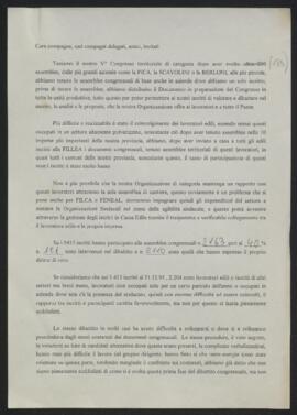 "Care compagne, cari compagni delegati, amici, invitati" - 1996