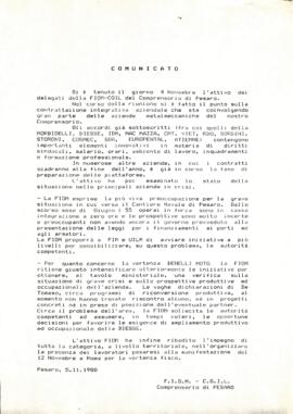 "Comunicato" - 1988