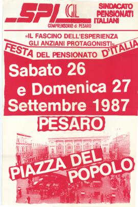 "Il fascino dell'esperienza gli anziani protagonisti" - 1987
