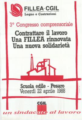 "3° Congresso comprensoriale" - 1988