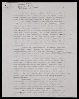 "Congresso Fillea 21 - 4 - 1988 relazione introduttiva" - 1988