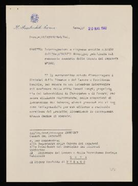 Interrogazione a risposta dell'On. Giuseppe Angelini - 1960