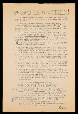 "Riforma e non rattoppi!" - [1969]