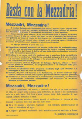 "Basta con la mezzadria" - [1965]