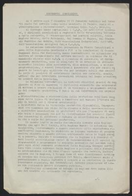 "Documento conclusivo" - 1977