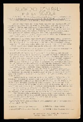 "Sciopero generale per la scuola" - [1973]