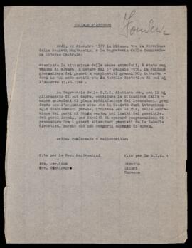 "Verbale d'accordo"