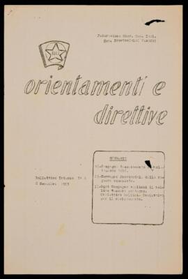 "Orientamenti e direttive"