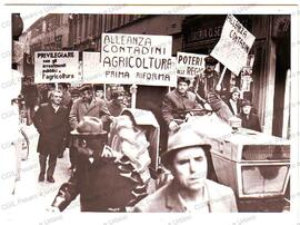 Corteo in corso XI Settembre  - 1973